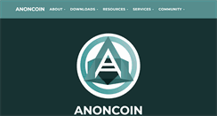 Desktop Screenshot of anoncoin.net